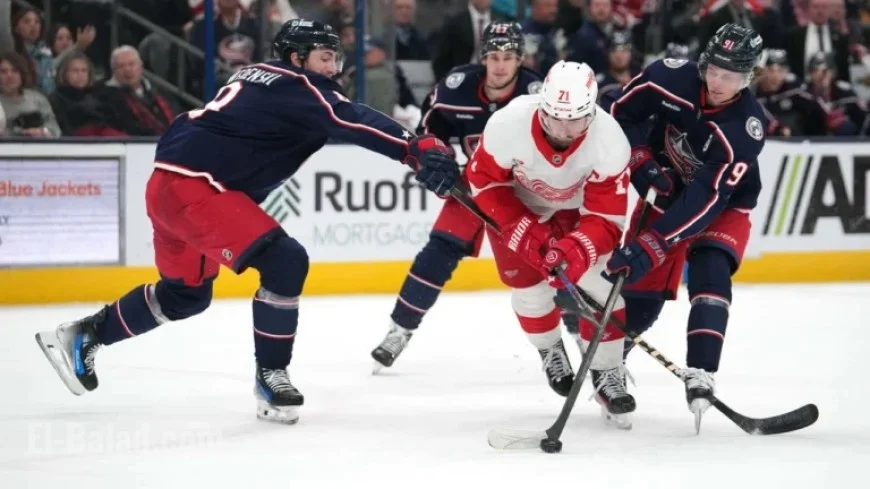 U.S. Olympic Hopefuls Shine as Red Wings Face Blue Jackets