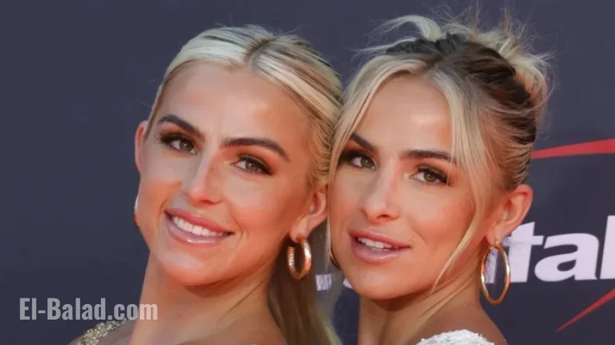 Haley Cavinder Twins with Hanna in Black Cowboy Outfit for Fiancé Jake Ferguson