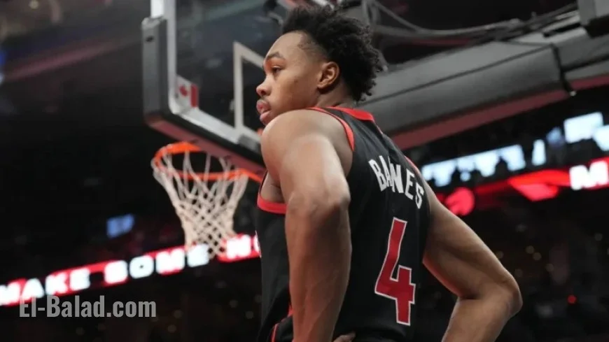 Raptors’ Barnes Honored for Outstanding Defensive Contributions