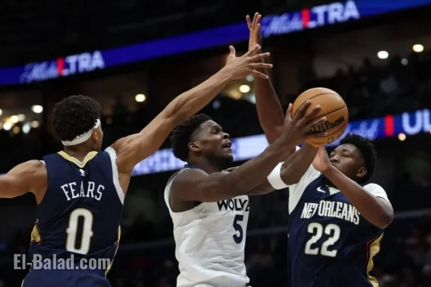 Anthony Edwards Leads Wolves to Victory Over Struggling Pelicans