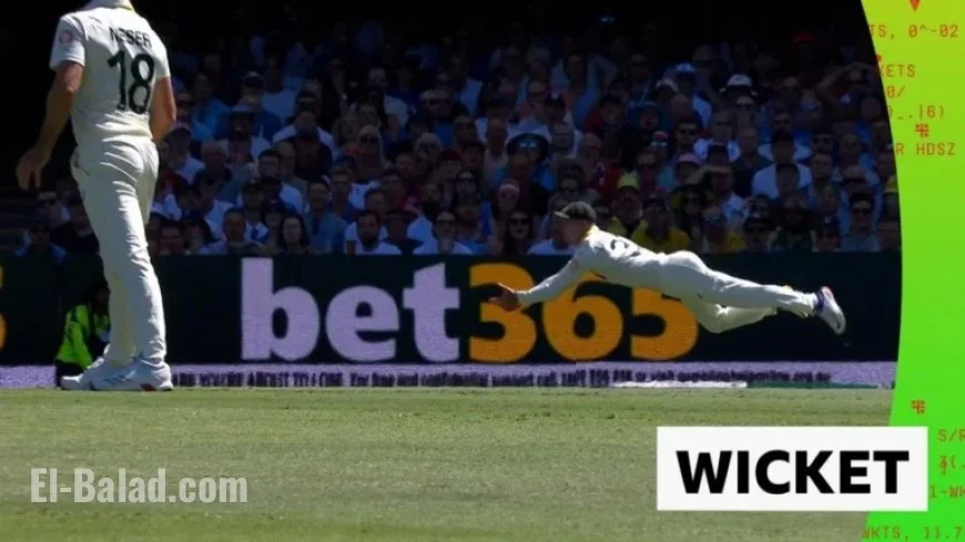 Marnus Labuschagne’s Stunning Catch Highlights England’s Collapse in Ashes Test