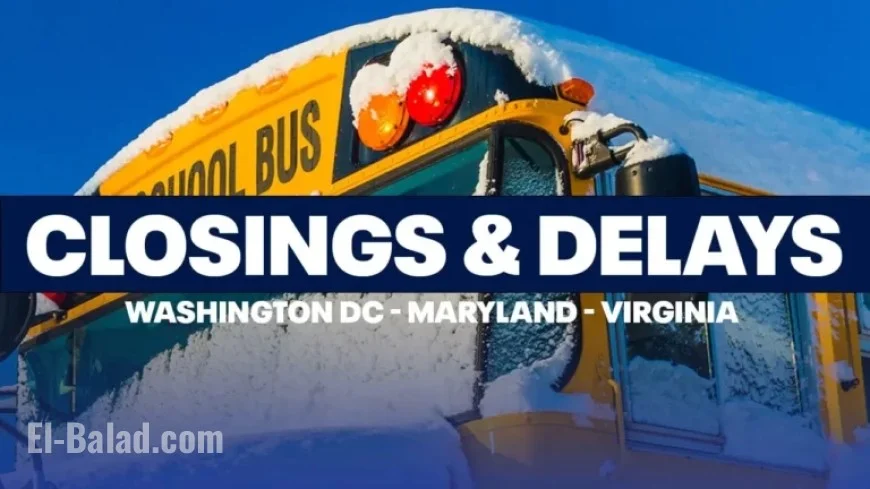 School Closures and Delays Announced in DC, Maryland, Virginia for December 5