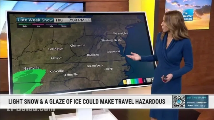 Wintry Weather to Affect Mid-Atlantic Friday Commutes