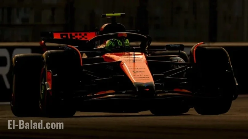 Norris Dominates Verstappen in Abu Dhabi FP2 Session