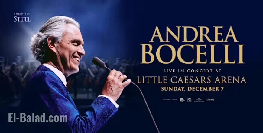 Enter to Win Andrea Bocelli Tickets at Little Caesars Arena