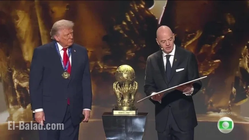 Trump Wins FIFA Peace Award at 2026 World Cup Draw