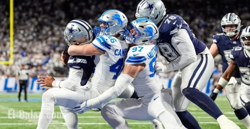 Kelvin Sheppard Boosts Lions’ Pass Rush in Clash with Cowboys