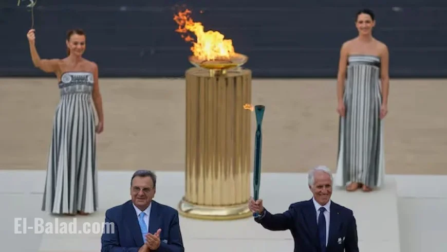 Olympic Flame for Milan Cortina Winter Games Delivered to Italian Hosts in Athens