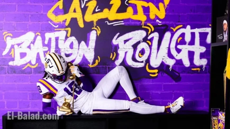 Top US Wide Receiver, LSU Football Target, Finalizes Signing Day Plans