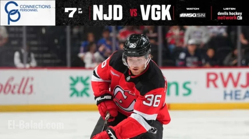 Devils Conclude Homestand Facing Vegas Golden Knights | Preview