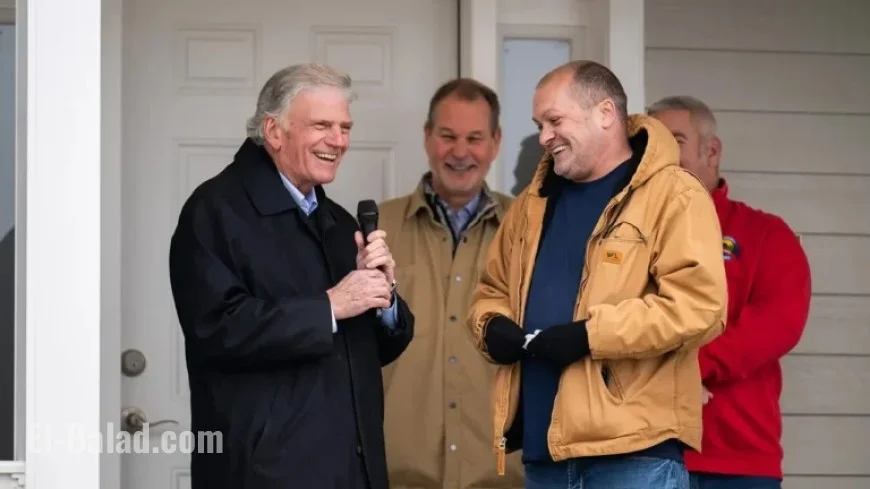 Rev. Franklin Graham Gifts New Homes to Kentucky Flood Survivors for Christmas