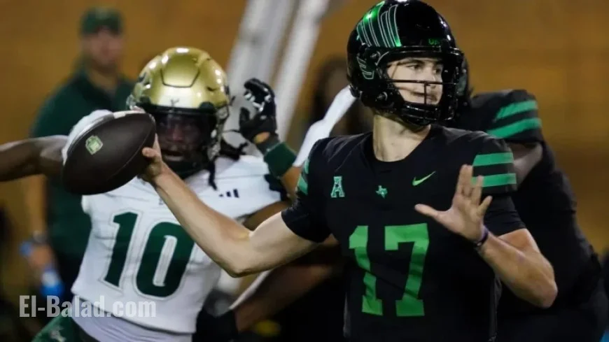 North Texas QB Drew Mestemaker Emerges as Nation’s Top Passer