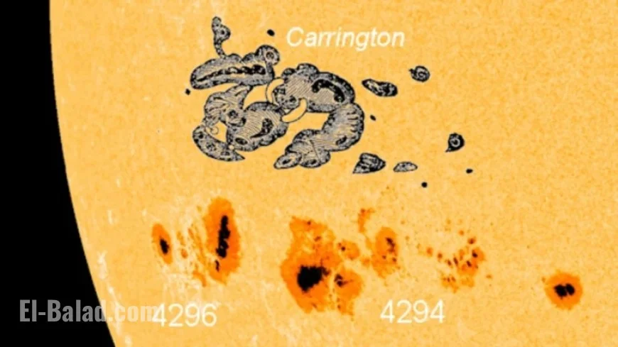 Massive Sunspot Threatens Earth, Echoing Carrington Event