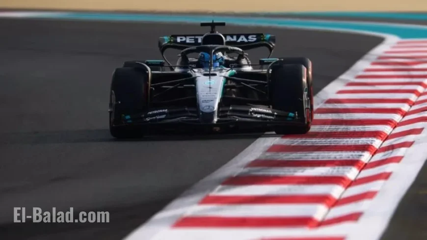 Russell Leads FP3 in Abu Dhabi; Hamilton Crashes, Norris Second