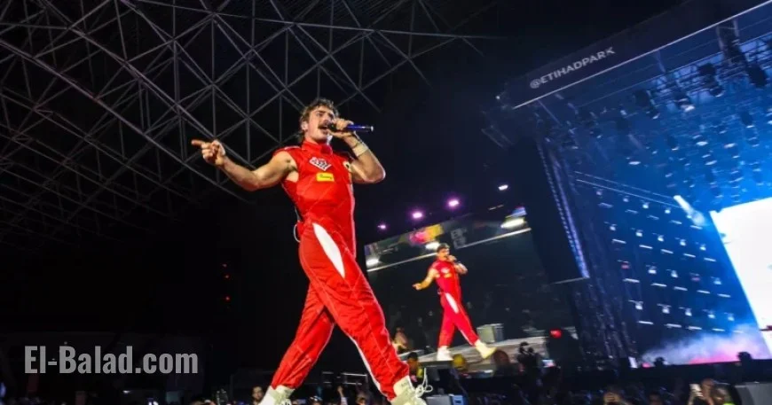 Benson Boone Shines with Modern Pop Mastery at Abu Dhabi F1