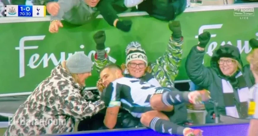 Newcastle Star Celebrates Goal by Embracing Disabled Fan in Stands