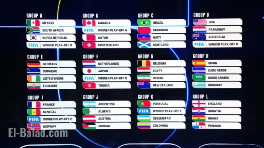 Complete Schedule for 2026 World Cup Announced!
