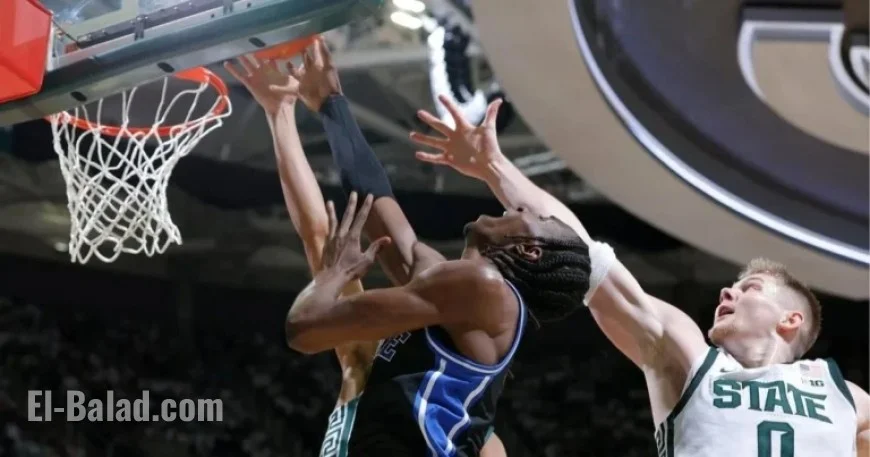 Cameron Boozer Leads No. 4 Duke to 66-60 Victory over No. 7 Michigan State