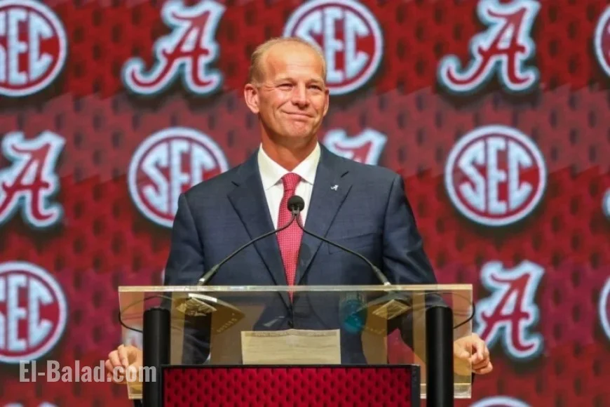 Fans Criticize Kalen DeBoer’s Striped Suit at Georgia-Alabama Showdown