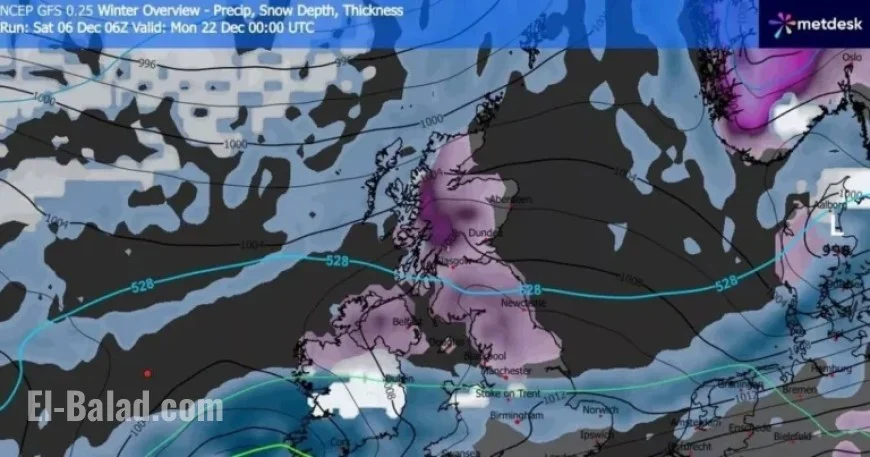 Arctic Blast: Three Snowstorms Threaten to Bury Half of Britain Before Christmas