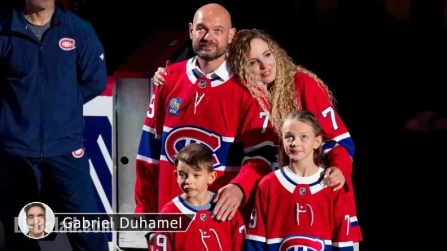 Canadiens Celebrate Markov with Special Pregame Ceremony