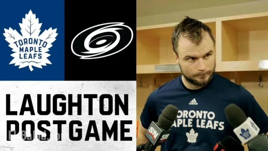 Scott Laughton Analyzes Game Against Carolina Hurricanes on December 4, 2025