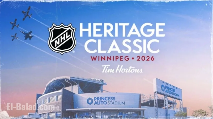 Tim Hortons NHL Heritage Classic™ Returns to Winnipeg October 2026