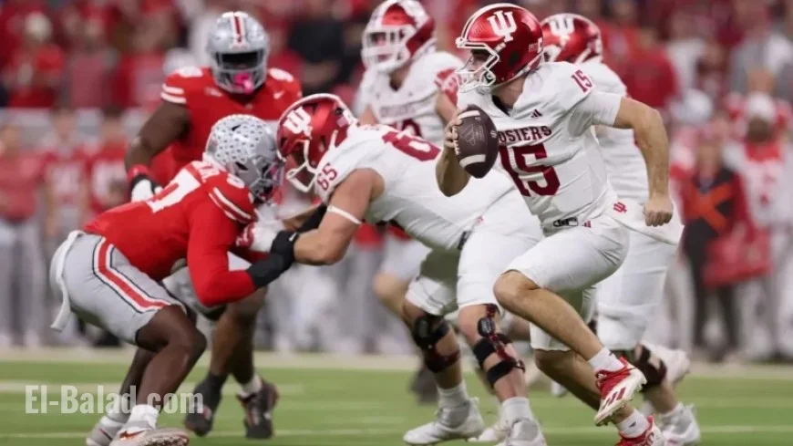 Indiana Leads Ohio State 13-10 in Big Ten Championship Updates