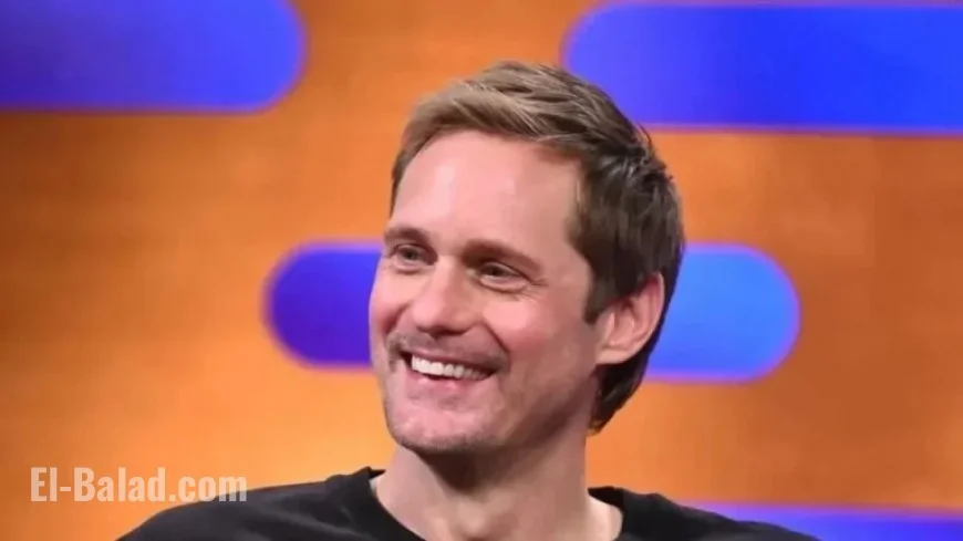 Alexander Skarsgård Rocks a Perfectly Nasty Graphic T-Shirt