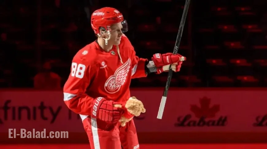 Red Wings’ Patrick Kane Approaches Key Scoring Milestones