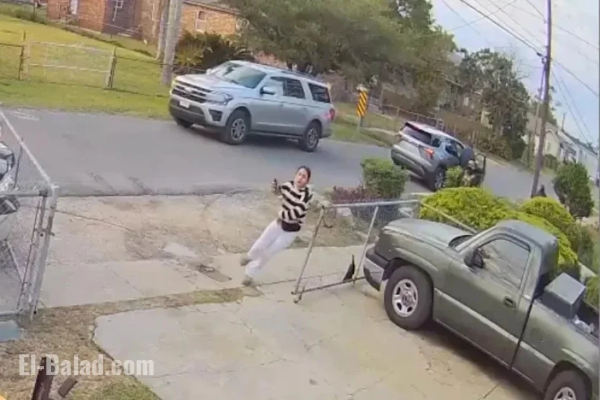 Masked Border Patrol Agent Chases Woman Home in Louisiana Video