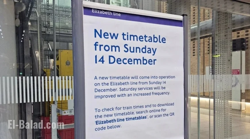 Elizabeth Line Boosts Saturday Service to Every 3 Minutes