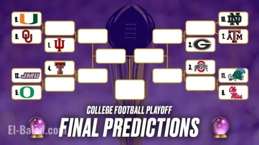 Predicted Final CFP Rankings and Bracket Ahead of Selection Sunday