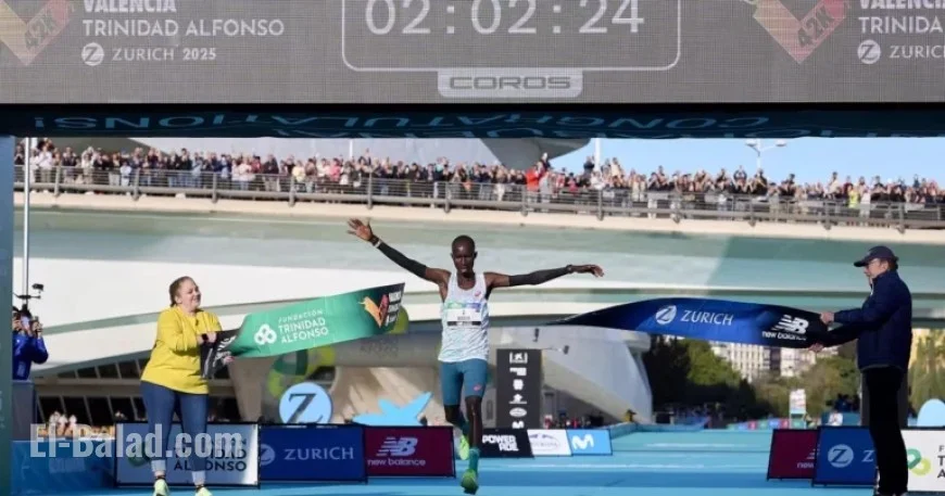 John Korir, Joyciline Jepkosgei Triumph at 2025 Valencia Marathon; Alex Yee Places 7th