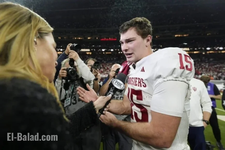 Fernando Mendoza’s Emotional Interview After Indiana’s Victory: ‘Flippin’ Champs’