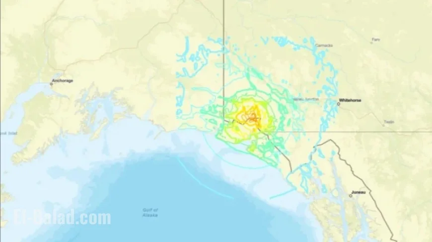 7.0 Magnitude Earthquake Strikes Remote Alaska-Canada Border Wilderness