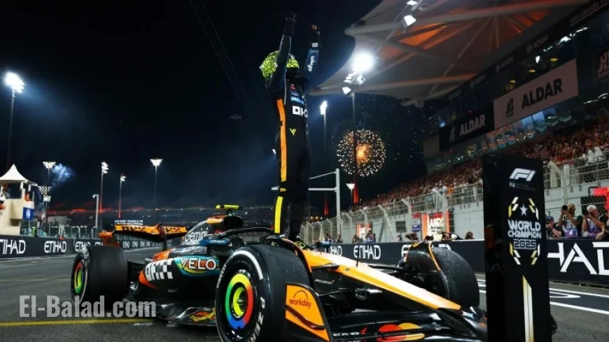 Lando Norris Clinches First F1 Title in Abu Dhabi Podium Finish