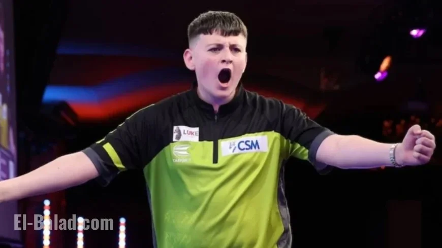 Mitchell Lawrie Battles Jimmy van Schie in WDF Darts Final at Lakeside Live!