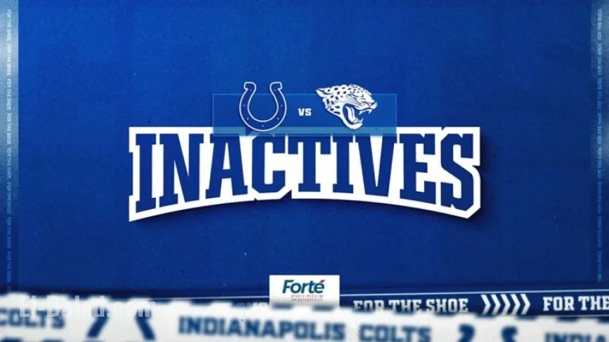 Colts Reveal 7 Inactive Players for Week 14 Clash with Jaguars