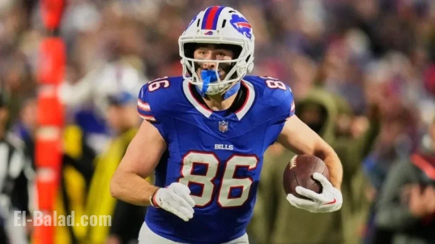 Bills’ TE Dalton Kincaid Returns vs. Bengals After Three-Game Absence
