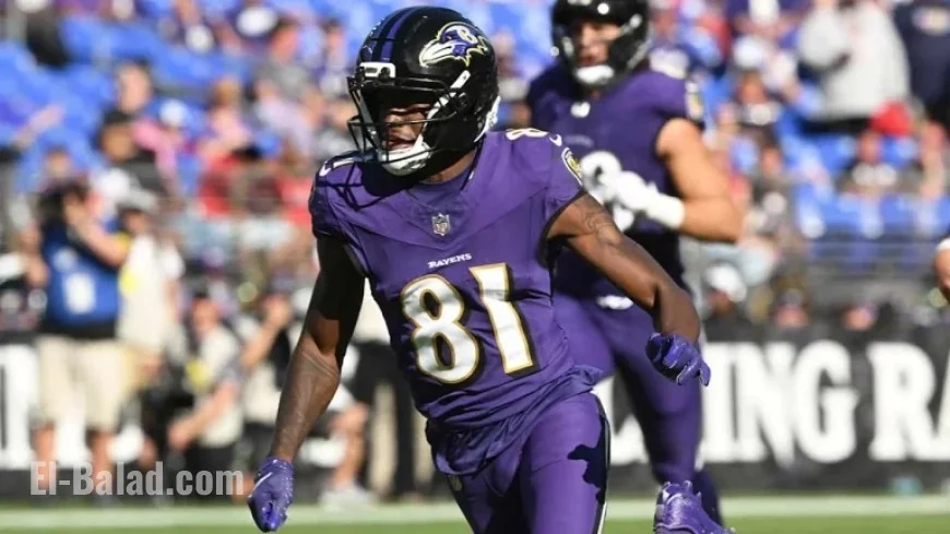 Ravens Announce Inactive Players for Steelers Matchup