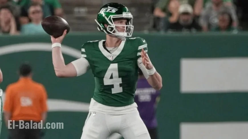 Jets’ Brady Cook Debuts in NFL, Replaces Injured Tyrod Taylor