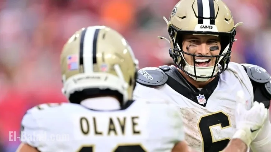 Saints Triumph 24-20, Forcing Tampa Bay into First-Place Division Tie