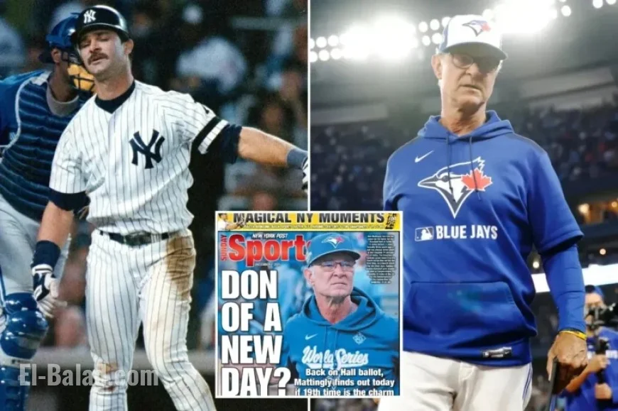 Don Mattingly Hopes 19th Attempt Secures Baseball Hall of Fame Induction