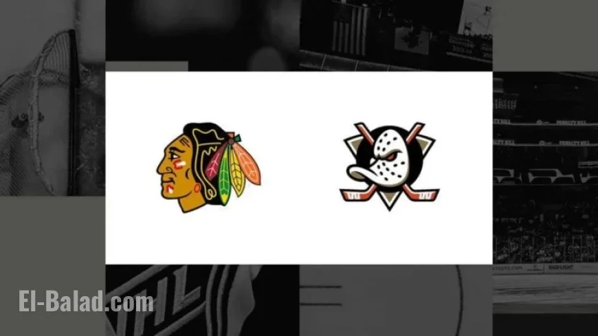 Blackhawks vs. Ducks: December 7 TV and Streaming Guide