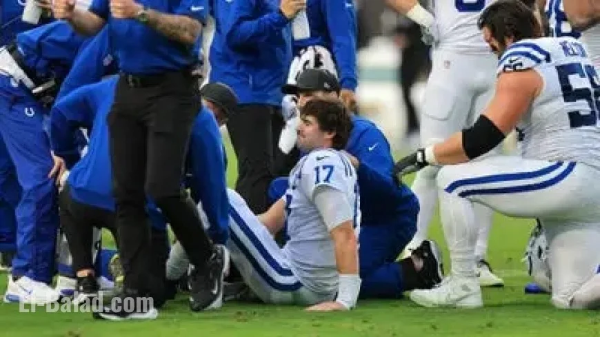 Daniel Jones injury: Colts quarterback suffers right Achilles setback vs. Jaguars