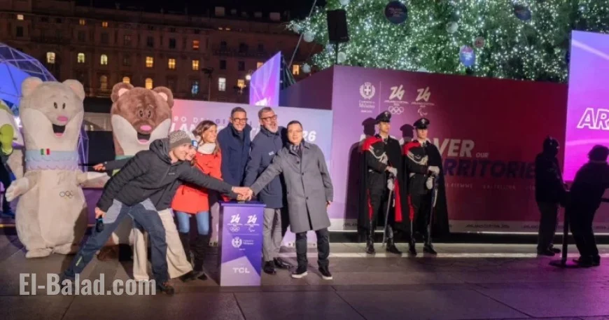 TCL Unveils Milano Cortina 2026 Symbol Tree at Piazza del Duomo