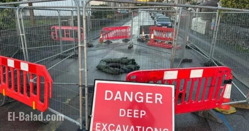 Road Closed by Mineshaft Collapse to Stay Shut Until Next Year