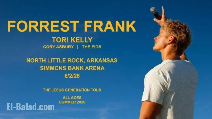 Forrest Frank’s “Jesus Generation Tour” Arrives at Simmons Bank Arena in June