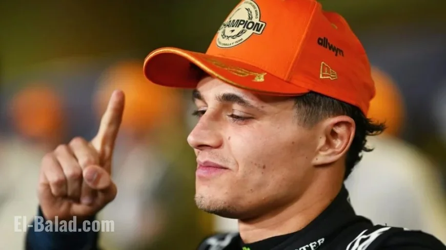 Lando Norris to Race as Car Number 1 After Securing First F1 Title